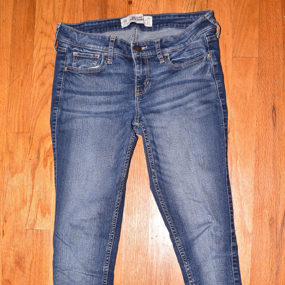 Hollister, Super Skinny Jeans, Blue, 5R